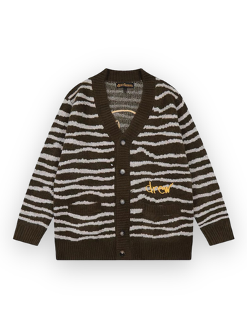 AK Drew Cardigan Mascot Squiggle - Olive