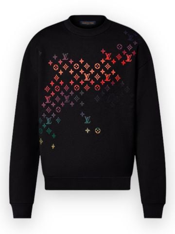 AD LO Monogram Gradient Embroidered - Black