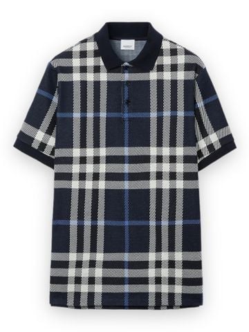 Polo BBR Jacquard Knitted Check - Dark Blue