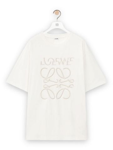 Phông Loewe Distorted Logo Embroidery - OW