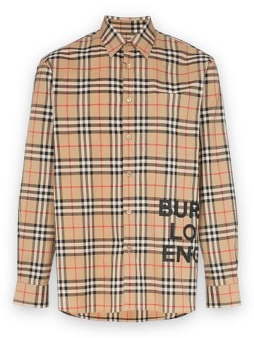 SM BBR Check Print Logo - Camel