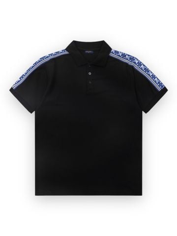 Polo LO Fair Isle Stripes - Black