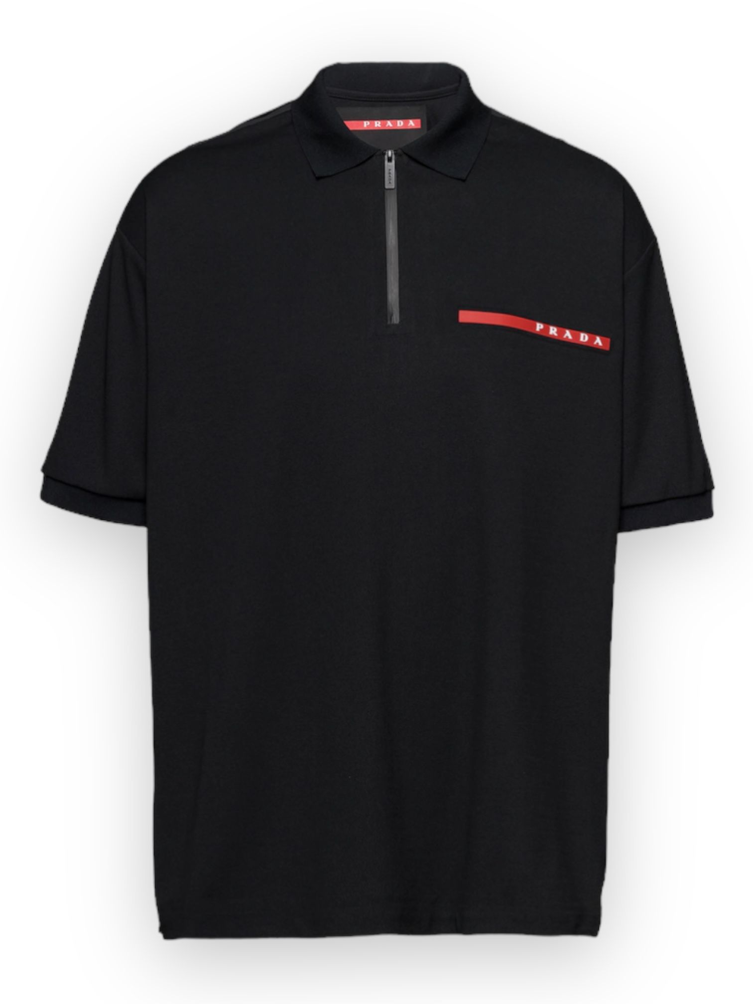 Polo Prada Linea Rossa Logo - Black – EDDY