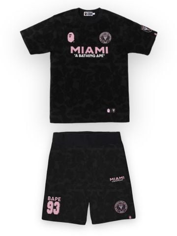 Bộ Bape x Inter Miami Camo - Black