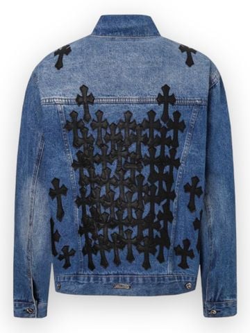 AK CH Denim Cross Patch - Blue