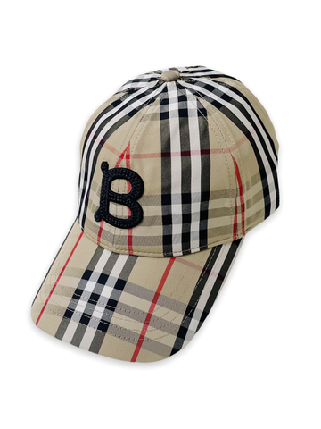 Mũ BBR Vintage Check B Logo - Nâu