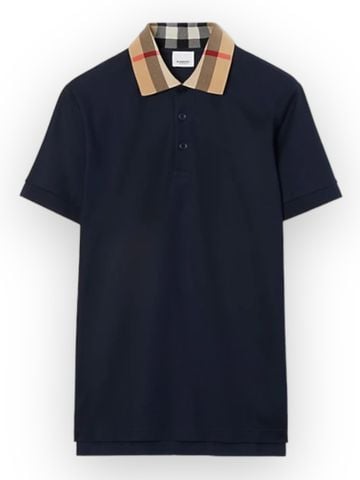 Polo BBR Check Collar - Navy