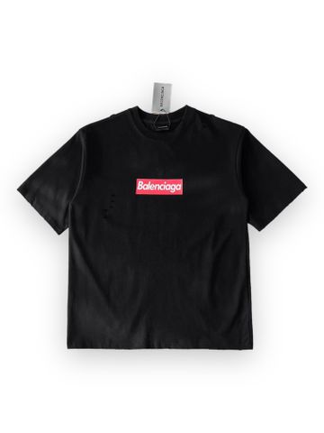 Phông Balen x Sup Box Logo Ss23 - Black