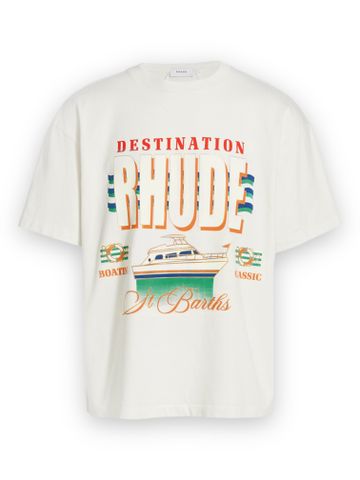 Phông Rhude Destination - Cream