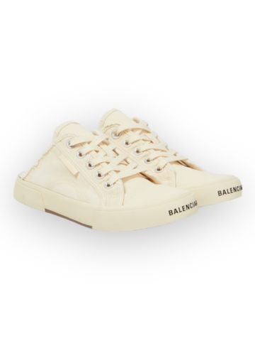 Balen SNK Mule Destroyed Canvas - Cream