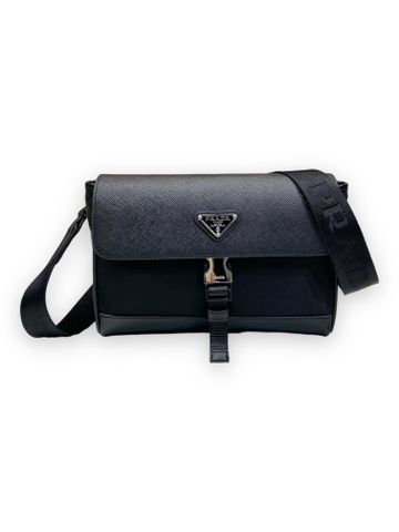 Túi Prada Re-Nylon Leather Shoulder - Black