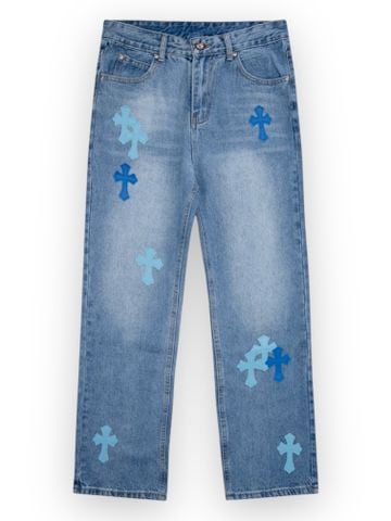 CH Cross Blue Two Color Patch - Blue