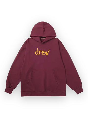 AD Hodie Drew Scribble - Burgundy