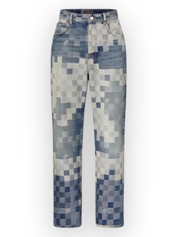 LO Damier Denim Skate Pants - Blue