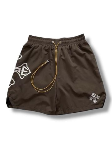 QS Rhude Cross Logo Twill - Olive