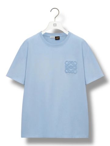 Phông Loewe Anagram Terry Embroidery - Sky Blue