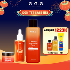 Combo 1 Toner Nấm G.G.G 200ml + 1 Booster Nấm G.G.G 50ml + 1 Kem Nấm G.G.G 50g