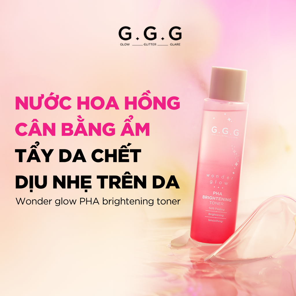 Combo 1 Toner PHA G.G.G 150ml + 1 Tinh Chất Dưỡng Sáng G.G.G 40ml