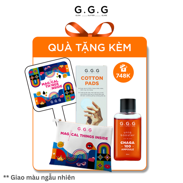  [HÀNG TẶNG KHÔNG BÁN] Pouch, gương, bông tẩy trang, booster 30ml 