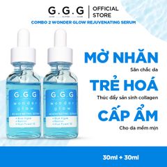 Combo 2 Tinh Chất Serum Cấp Ẩm Sâu Trẻ Hoá Da G.G.G Wonder Glow Rejuvenating Serum 30ml