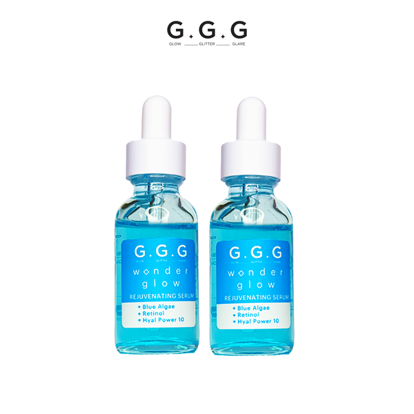 Combo 2 Tinh Chất Serum Cấp Ẩm Sâu Trẻ Hoá Da G.G.G Wonder Glow Rejuvenating Serum 30ml