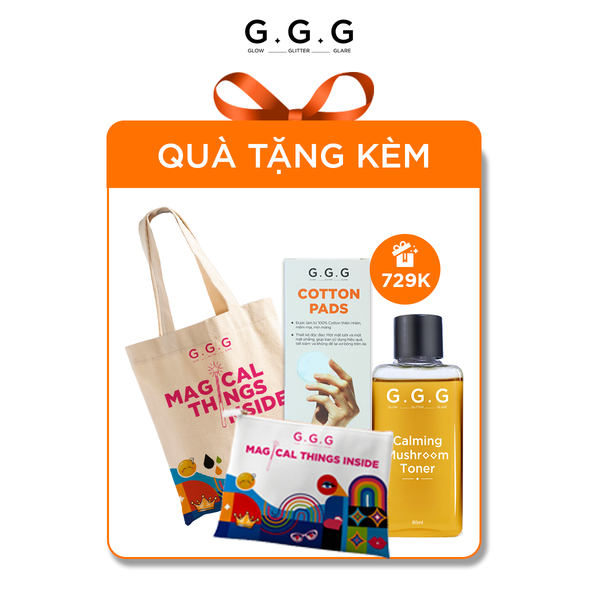 [HÀNG TẶNG KHÔNG BÁN] Pouch, tote, bông tẩy trang, toner 80ml 