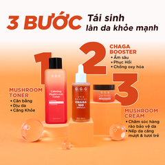 Combo 2 Toner Nấm Không cồn Cấp ẩm Dịu da tức thì - G.G.G Calming Mushroom Toner 200ml