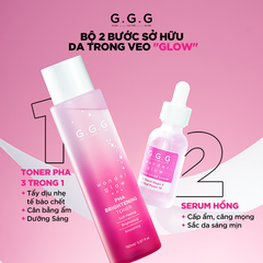 Combo 2 Tinh Chất Dưỡng Sáng, Căng bóng da 10%HA, 5% Niacinamide  G.G.G Wonder Glow Brightening Serum 30ml