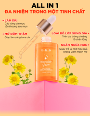 Serum Cam Dưỡng Sáng, Ngừa Mụn, Mờ Thâm - G.G.G Wonder Glow Healing Serum 40ml
