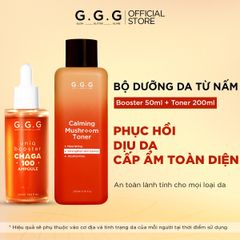 Combo 1 Tinh Chất Booster Nấm G.G.G 50ml + 1 Toner Nấm G.G.G 200ml