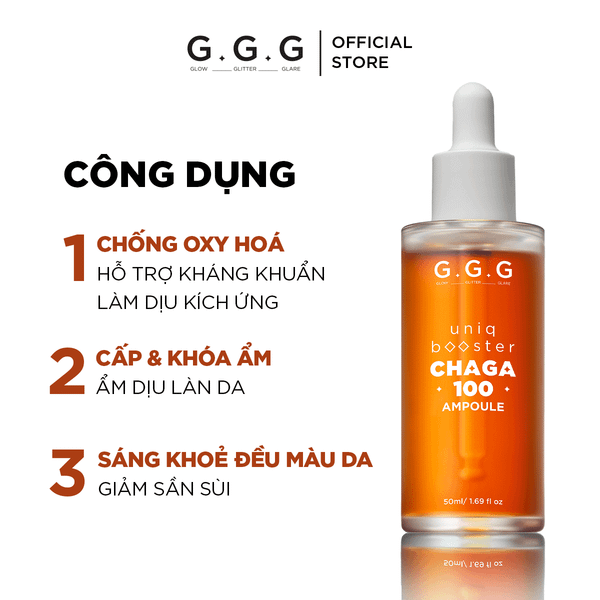 Combo 1 Tinh Chất Booster Nấm G.G.G 50ml + 1 Toner Nấm G.G.G 200ml