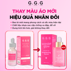 [MỚI] Serum Hồng Dưỡng Sáng, Căng Bóng, Ẩm Mượt - G.G.G Wonder Glow Brightening Serum 40ml
