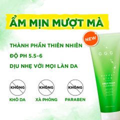 Bộ đôi Sạch sâu, Ẩm mịn, Không khô da từ Rau Má - GGG Cica Micellar Cleansing Water 400ml+ Cica Deep Foam Cleanser 125gr