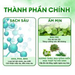 Bộ đôi Sạch sâu, Ẩm mịn, Không khô da từ Rau Má - GGG Cica Micellar Cleansing Water 400ml+ Cica Deep Foam Cleanser 125gr