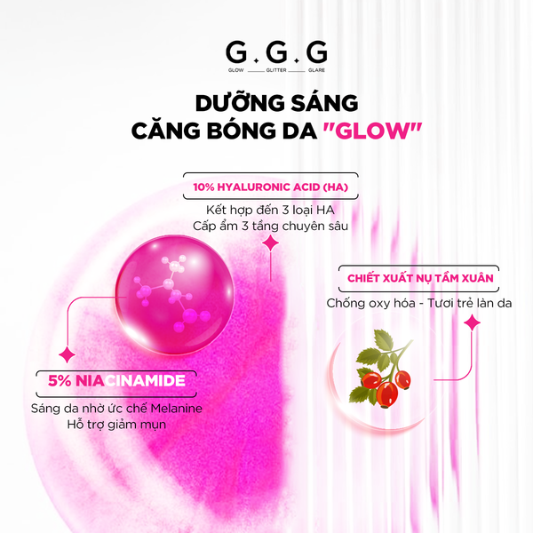 Combo 1 Toner PHA G.G.G 150ml + 1 Tinh Chất Dưỡng Sáng G.G.G 40ml