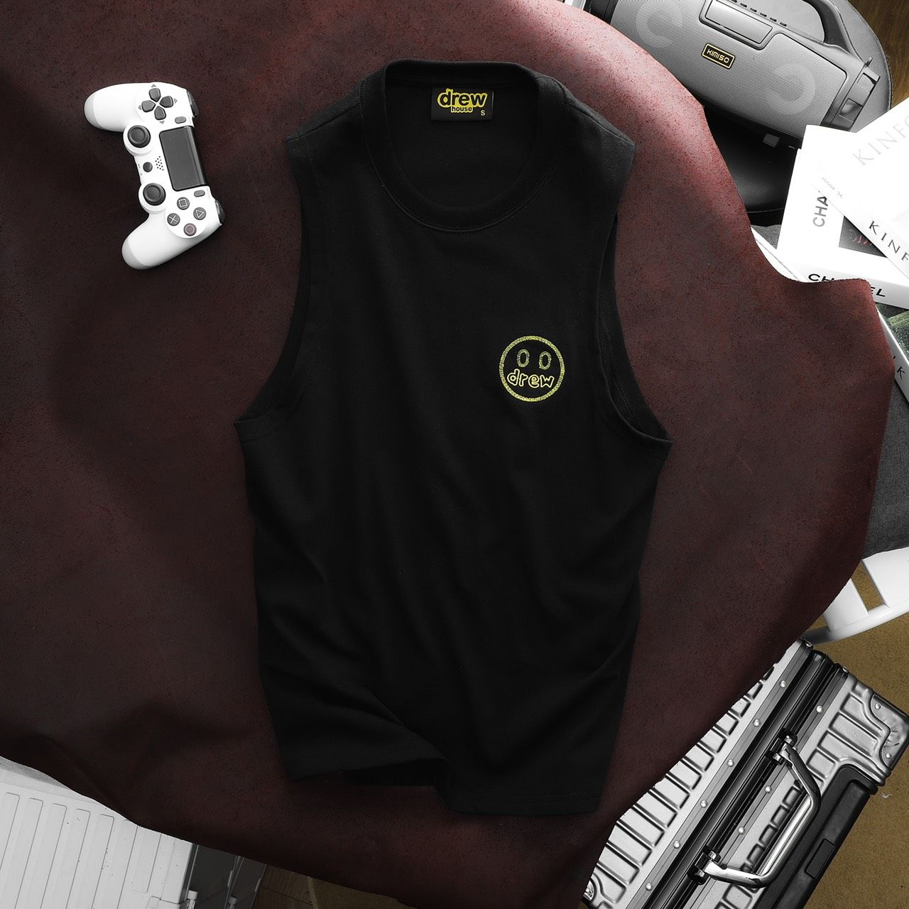  Tanktop Drew Logo Thêu 