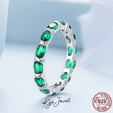  Nhẫn nữ Green Oval 