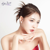  Khuyên tai nữ bạc Ý Hoa mai cao cấp 