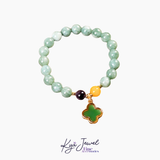  Vòng tay ngọc bích Blessing Clover 