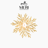  Cài áo Golden Snow Flake 