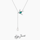  Bộ trang sức bạc chim ruồi đá Swarovski 