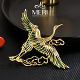  Cài áo hạc cưỡi mây 