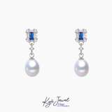  Khuyên tai nữ Azure Wave Pearl 
