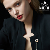  Cài áo Jade Drop Elegance 