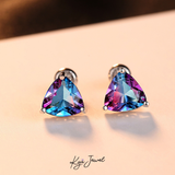  Khuyên tai bạc nữ Purple Mystic 