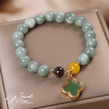  Vòng tay ngọc bích Blessing Clover 