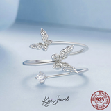  Nhẫn nữ Butterfly Wings 