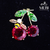  Cài áo Cherry cao cấp 
