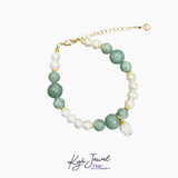  Vòng tay nữ ngọc trai Jade Blossom 
