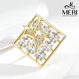  Pin cài áo Square Star 